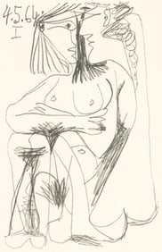 Pablo Picasso, Composition, Le Goût du Bonheur (Cramer 148; Bloch 2013), Limited Edition Mixed