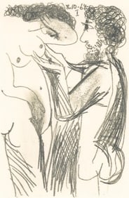 Pablo Picasso, Composition, Le Goût du Bonheur (Cramer 148; Bloch 2013), Limited Edition Mixed