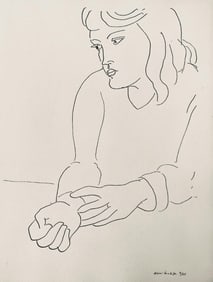 Henri Matisse, Composition, Dessins de Matisse, Hommage nº2, Limited Edition Lithograph