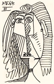 Pablo Picasso, Composition, Le Goût du Bonheur (Cramer 148; Bloch 2013), Limited Edition Mixed