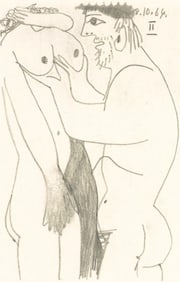 Pablo Picasso, Composition, Le Goût du Bonheur (Cramer 148; Bloch 2013), Limited Edition Mixed