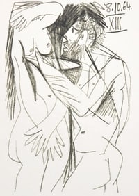Pablo Picasso, Composition, Le Goût du Bonheur (Cramer 148; Bloch 2013), Limited Edition Mixed