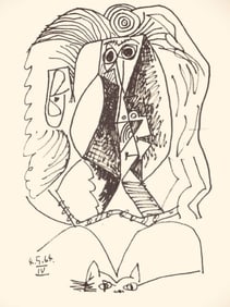 Pablo Picasso, Composition, Le Goût du Bonheur (Cramer 148; Bloch 2013), Limited Edition Mixed
