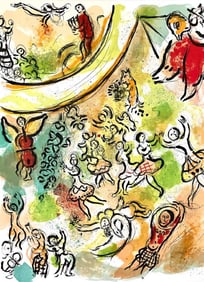 Marc Chagall, Composition (Cramer 61), Le Plafond de l'Opéra de Paris, Limited Edition