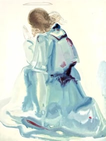 Salvador Dali, The Angel of the First Heaven (Michler/Löpsinger 1039-1138; Field 189-200), La