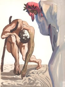 Salvador Dali, The Law of Climbing (Michler/Löpsinger 1039-1138; Field 189-200), La Divine