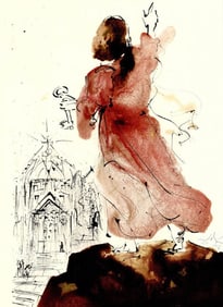 Salvador Dali, Composition (Michler/Löpsinger 1600; Field 69-3), Biblia Sacra, Limited Edition