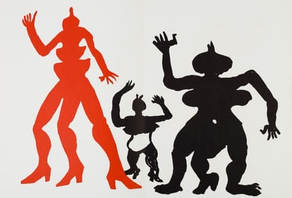 Alexander Calder, Composition, Derrière le miroir, Limited Edition Lithograph