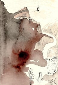 Salvador Dali, Composition (Michler/Löpsinger 1600; Field 69-3), Biblia Sacra, Limited Edition