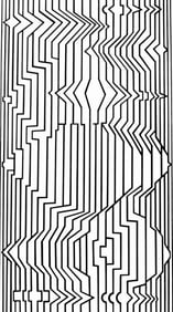 Victor Vasarely, Composition, Ondulatoires, Limited Edition Héliogravure