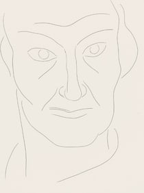 Henri Matisse, Portrait of Baudelaire, Poésies, Limited Edition Lithograph