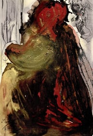 Salvador Dali, Composition (Michler/Löpsinger 1600; Field 69-3), Biblia Sacra, Limited Edition