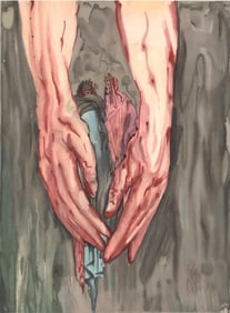 Salvador Dali, In the Hands of Antaeus (Michler/Löpsinger 1039-1138; Field 189-200), La Divine