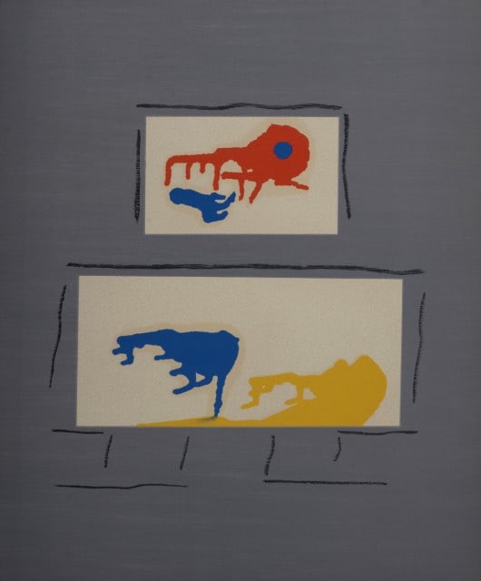 Max Ernst, Composition (Monod 2619; Spies/Leppien A19/C), Dent Prompte: Lithograph on vélin d’Arches paper. Paper Size: 18.3 x 15.4 inches. Excellent condition. Inscription: unsigned and unnumbered, as issued. Notes: From the folio, Dent Prompte, Dix poème