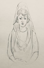 Henri Matisse, Composition (Dutel 3), Dessins de Henri-Matisse, Limited Edition Lithograph