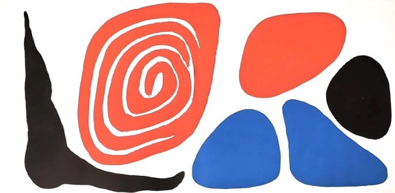 Alexander Calder, Composition, Derrière le miroir, Limited Edition Lithograph
