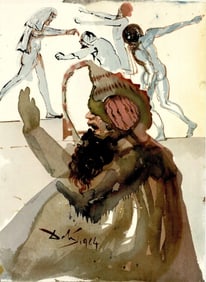 Salvador Dali, Composition (Michler/Löpsinger 1600; Field 69-3), Biblia Sacra, Limited Edition