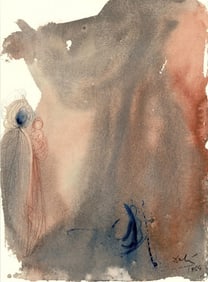 Salvador Dali, Composition (Michler/Löpsinger 1600; Field 69-3), Biblia Sacra, Limited Edition