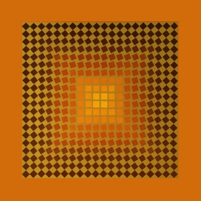 Victor Vasarely, Composition, CTA 102, Limited Edition Héliogravure (1 of 5)
