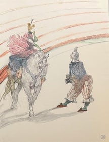 Henri de Toulouse-Lautrec, Equestrienne Riding "En Panneau", Henri de Toulouse-Lautrec, At the