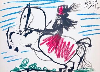 Pablo Picasso, Composition (Bloch 1276; Czwiklitzer 23), Toros y Toreros, Limited Edition Lithograph