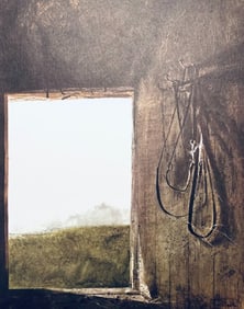 Andrew Wyeth, Burning Off, The Four Seasons, Limited Edition Lithograph
