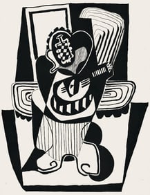Pablo Picasso, Composition (Monod 10485), Hélène chez Archive de Illustrations de Pablo
