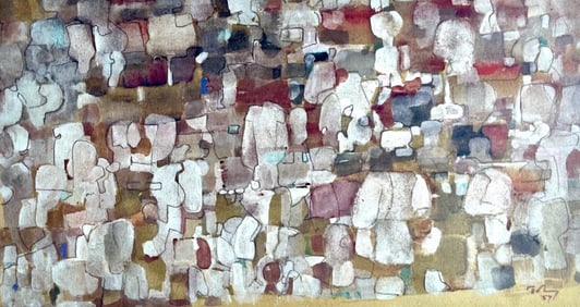 Mark Tobey, Composition, Mark Tobey, Peintres d'aujourd'hui, Limited Edition Lithograph
