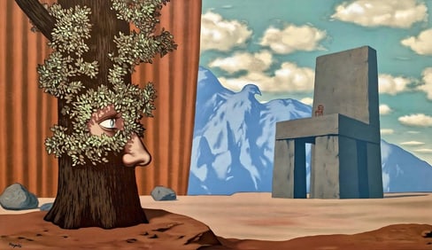 René Magritte, Les Claires-Voies d'un Jeune Regard Embaument la Fête d'un Vie, Les Enfants