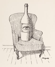 René Magritte, Composition, Dix dessins de René Magritte, Limited Edition Lithograph
