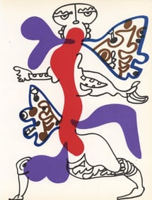Charles Lapicque, Composition, XXe siècle, Limited Edition Lithograph