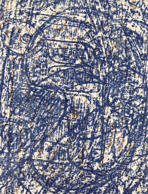 Max Ernst, La Foret bleue (Spies/Leppien 89D), XXe siècle, Limited Edition Lithograph: Lithograph on vélin paper. Paper Size: 12.5 x 9.75 inches. Excellent condition. Inscription: Unsigned and unnumbered, as issued. Notes: From the volume, XXe Siècle, n°20, 1962. Publishe