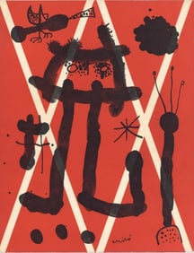 Joan Miró, Composition, XXe siècle, Limited Edition Lithograph