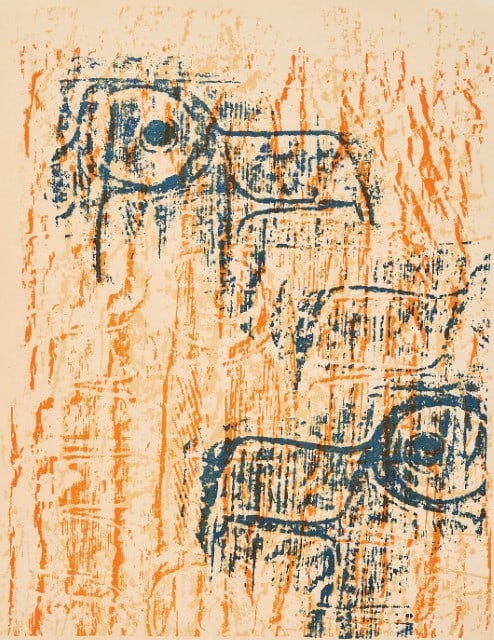 Max Ernst, Têtes d'Aigles (Spies/Leppien 88A), XXe siècle, Limited Edition Lithograph: Lithograph on vélin paper. Paper Size: 12.5 x 9.75 inches. Excellent condition. Inscription: Unsigned and unnumbered, as issued. Notes: From the volume, XXe Siècle, n°20, 1962. Publishe