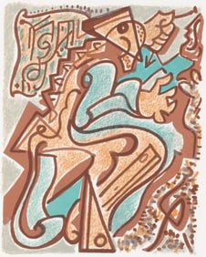 André Masson, Composition (Cramer 97), Une Étoile de Craie, Limited Edition Lithograph