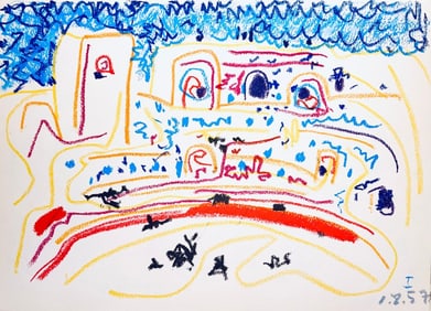 Pablo Picasso, Composition (Bloch 1276; Czwiklitzer 23), Toros y Toreros, Limited Edition Lithograph