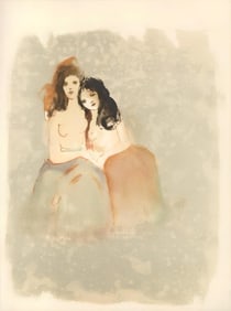 Léonor Fini, Composition, Parallèlement, Limited Edition Lithograph