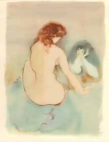 Léonor Fini, Composition, Parallèlement, Limited Edition Lithograph