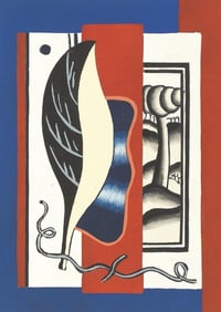 Fernand Léger, Composition, Limited Edition Lithograph,