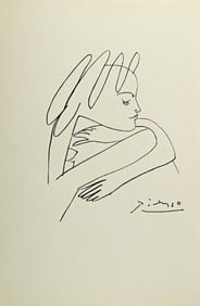Pablo Picasso, Composition, Sous le Manteau de Feu, Limited Edition Lithograph