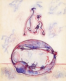 Max Ernst, Composition (Spies/Leppien 202D), XXe siècle, Limited Edition Lithograph