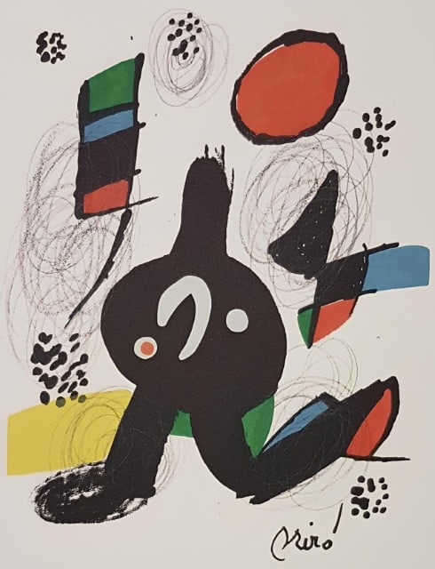 Joan Miró, Composition (Mourlot 1212-1225; Cramer 248), La mélodie acide, Limited Edition (1 of 7)