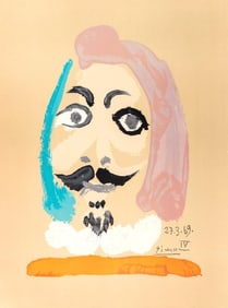 Pablo Picasso, Composition (Orozco 207-261), Vingt-Neuf Portraits Imaginaires, Limited Edition