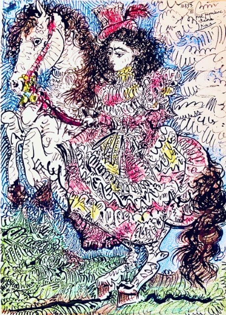 Pablo Picasso, Composition (Bloch 1276; Czwiklitzer 23), Toros y Toreros, Limited Edition Lithograph (1 of 10)