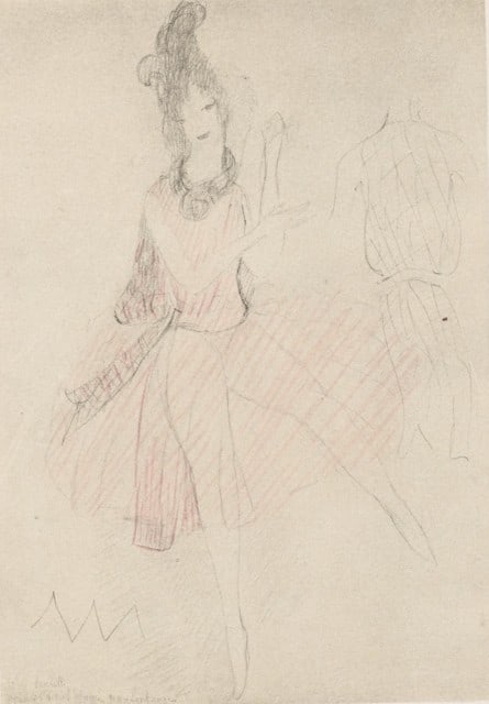 Marie Laurencin, Composition, Les Biches, Limited Edition Lithograph (1 of 6)