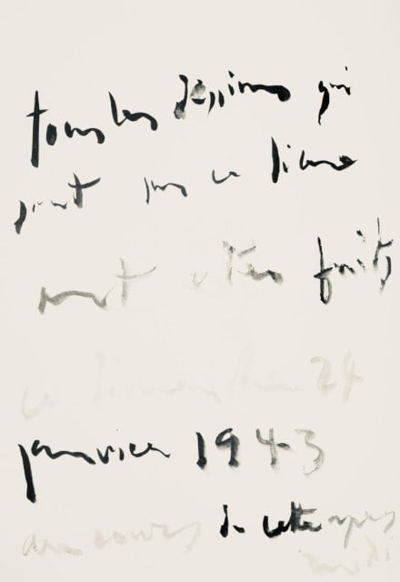 Pablo Picasso, Composition (Cramer No. 84), 40 dessins de Picasso en marge du Buffon, Limited (1 of 7)