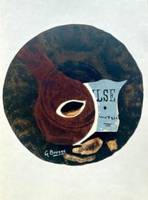 Georges Braque, Composition, Derrière le miroir, Limited Edition Lithograph