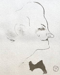 Henri de Toulouse-Lautrec, Yvette Guilbert, TLautrec, Philadelphia Museum of Art, Limited Edition: Lithograph and stencil on v&#233;lin paper. Unsigned and unnumbered. Paper Size: 17 x 13 inches. Excellent condition. Notes: From the folio, TLautrec, A Portfolio Of Twelve Reproductions of Lithograph