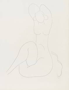 Henri Matisse, Quelle soie aux baumes de temps, Poésies, Limited Edition Lithograph: Lithograph on papier bouffant des Papeteries de Casteljoux paper. Unsigned and unnumbered, as issued. Good condition. Notes: From the folio, Po&#233;sies de St&#233;phane Mallarm&#233;, Eaux-fortes or