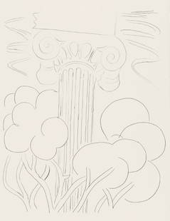 Henri Matisse, Mes bouquins refermés sur le nom de Paphos, Poésies, Limited Edition: Lithograph on papier bouffant des Papeteries de Casteljoux paper. Paper Size: 11.24 x 8.46 inches. Excellent condition. Unsigned and unnumbered, as issued. Notes: From the folio, Po&#233;sies de St&#2